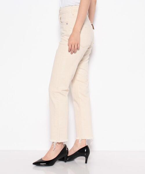 「YANUK」 デニムパンツ 2 サンドベージュ レディース_画像2