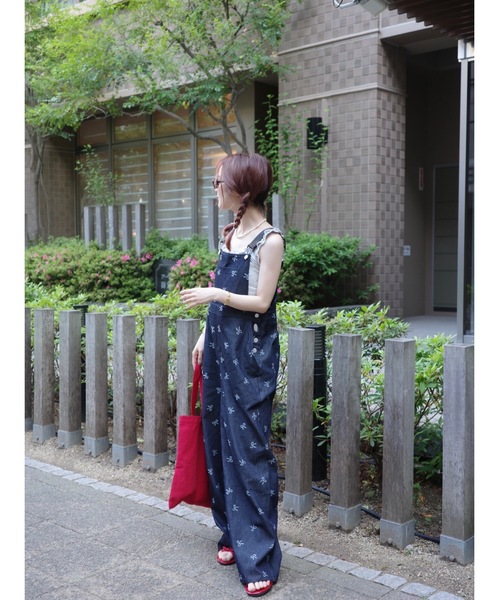 jumelle サロペット オーバーオール ベルトリボンサロペット