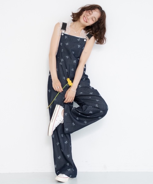 jumelle ベルトリボンサロペット 予約販売/8月上旬】ベルトリボンサロペット | ALL | JUMELLE