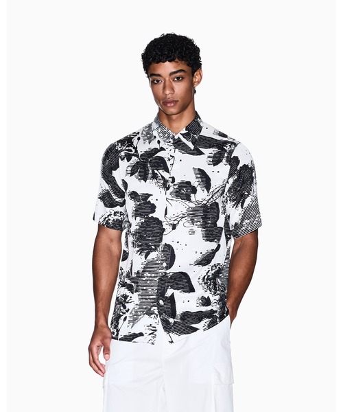 アルマーニエックスチェンジ　半袖シャツ ARMANI EXCHANGE シャツ 「A|X アルマーニ エクスチェンジ」半袖