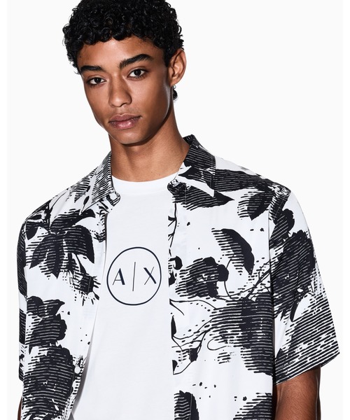 アルマーニエクスチェンジ　半袖シャツ　未使用品 ARMANI EXCHANGE シャツ 「A|X アルマーニ エクスチェンジ」半袖