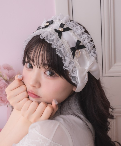 リボンヘッドドレス【ローズ】 133752fdcb4e52ed6b2e479096908f
