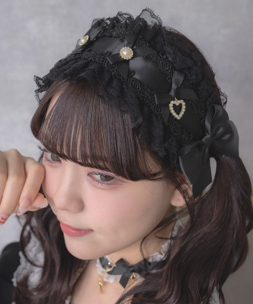 ★ ヘッドドレス ROJITA（ロジータ） メニーリボンヘッドドレス : ZOZOTOWN Yahoo!店