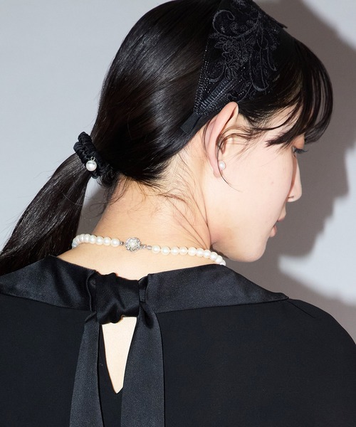 確認　たらりんヘアリボン ヘアゴム　572　黒　♡　セレモニー　発表会 Ranerrh（ラネリ） ヘアゴム 入学式 入園式 卒業式 : ZOZOTOWN Yahoo
