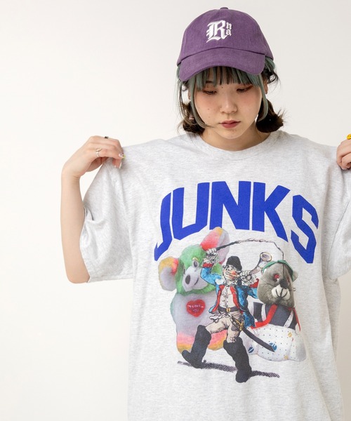 tシャツ M2502 ＪＵＮＫヌイグルミＴ レディース
