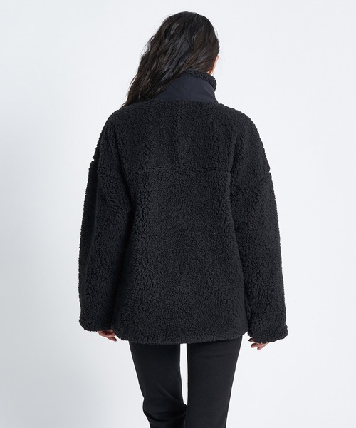 「ROXY」 ジップアップブルゾン LARGE ベージュ レディース_画像8