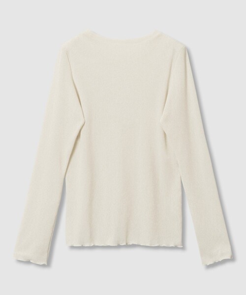 ANAYI（アナイ） tシャツ ラメドライテレコクルー プルオーバー