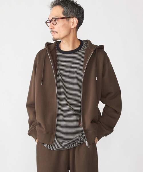 SHIPS（シップス） パーカー SHIPS: コットン ウール ジップ パーカー