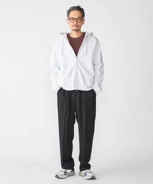 SHIPS（シップス） パーカー SHIPS: コットン ウール ジップ パーカー