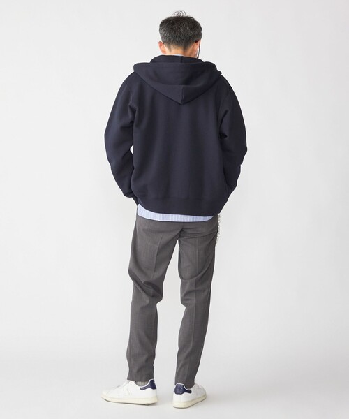SHIPS（シップス） パーカー SHIPS: コットン ウール ジップ パーカー