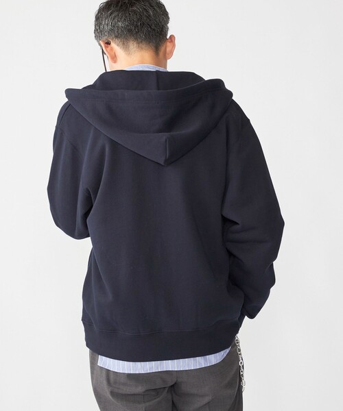 SHIPS - SHIPS  フードビッグパーカー SHIPS（シップス） パーカー SHIPS: コットン ウール ジップ パーカー