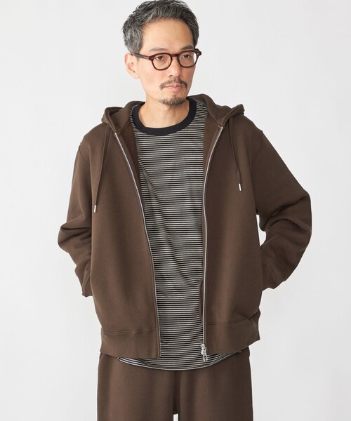 シップス 英国製 SHIPS（シップス） パーカー SHIPS: コットン ウール ジップ パーカー