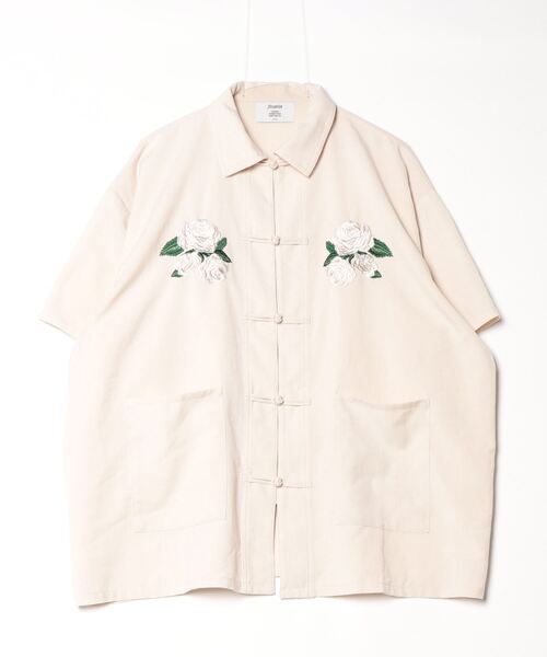 「jouetie」 半袖シャツ MEDIUM ベージュ レディース jouetie 「jouetie」 半袖シャツ MEDIUM ベージュ レディース