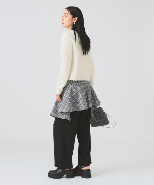 Fred Perry⭐︎レディースニットカーディガン FRED PERRY カーディガン 「別注」FRED / Fluffy Crewneck Knit