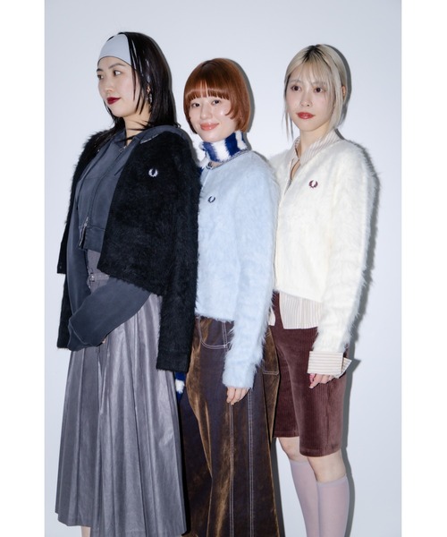 FRED PERRY / フレッドペリー別注Fluffy ニットカーディガン FRED PERRY（フレッドペリー） カーディガン 「別注」FRED PERRY