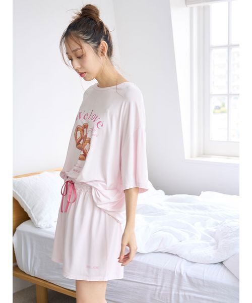 SNIDEL HOME パジャマ ルームウェア 「接触冷感」オーバーサイズ