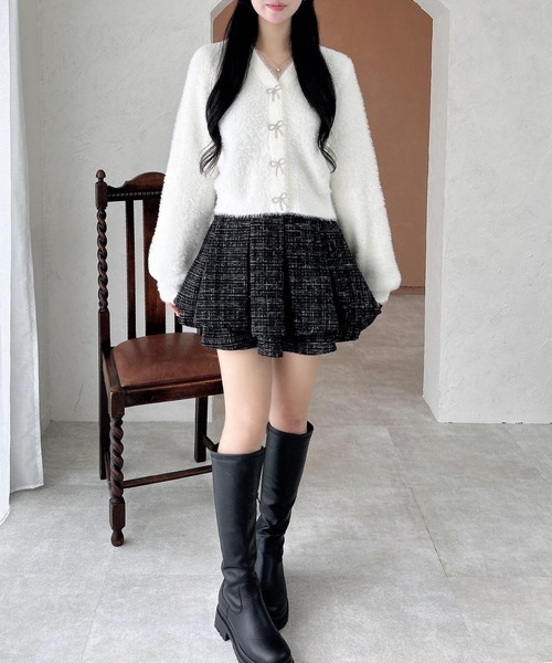 いり mizuiro ind サテンワッシャープリーツスカート｜ MARcourt ONLINE