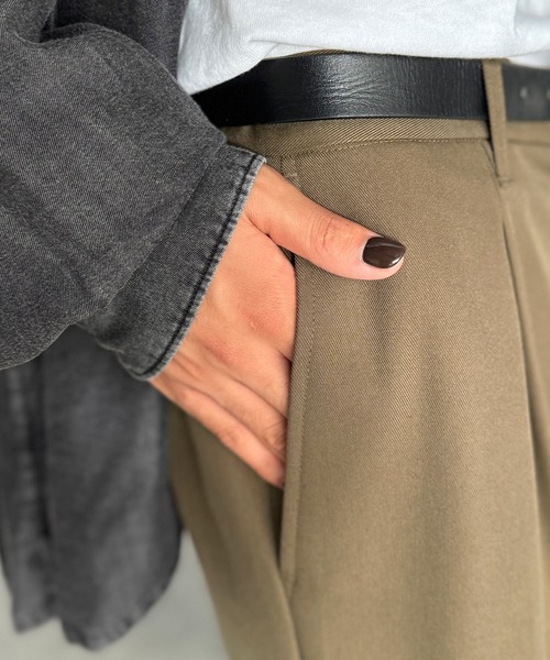 Classical Origin スラックス 「美しい落ち感。」 ワンタックセンター