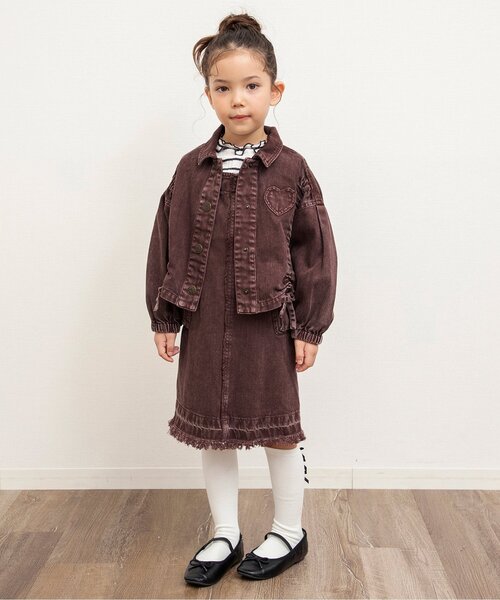 BREEZE ジャンパースカート デニムジャンスカ キッズ 子供服