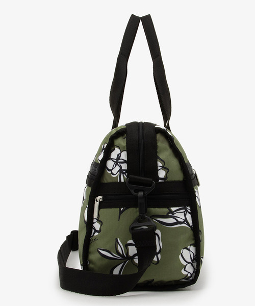 美品　レスポートサック　北欧柄　ボストン　グリーン　総柄　ショルダー LeSportsac（レスポートサック） ボストンバッグ DELUXE MED WEEKENDER