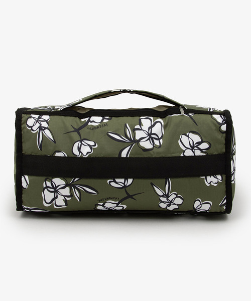 美品　レスポートサック　北欧柄　ボストン　グリーン　総柄　ショルダー LeSportsac（レスポートサック） ボストンバッグ DELUXE MED WEEKENDER