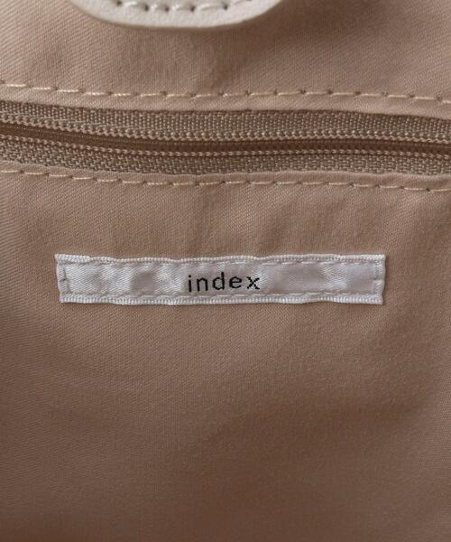 index（インデックス） トートバッグ 「2WAY」持ち手フリル