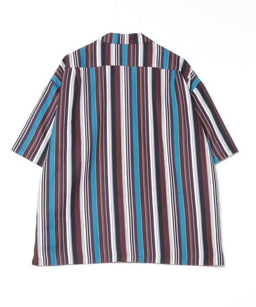 「MONKEY TIME」 半袖シャツ LARGE ブラウン メンズ_画像2