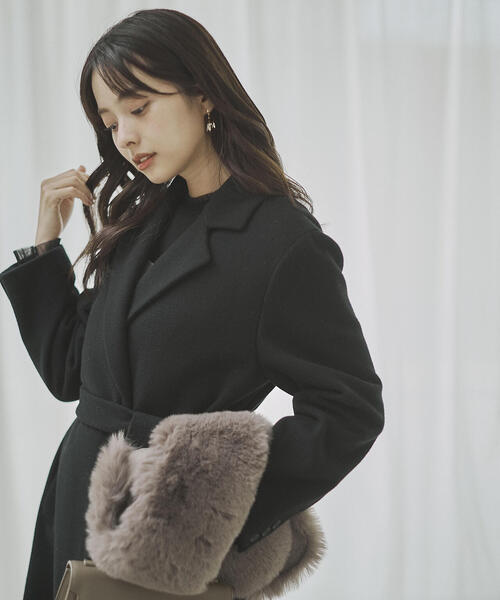 ◇PROPORTION BODY DRESSING ウール コート1 ◇ラビット 