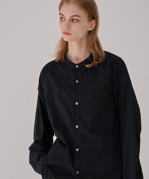 EMMA CLOTHES（エマクローズ） シャツ 「撥水 / UVカット」スラブ天竺