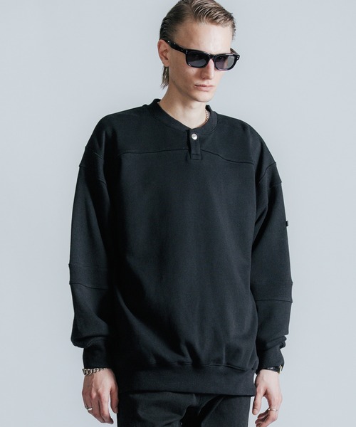 CRIMIE（クライミー） トレーナー スウェット FOOTBALL RIB HENRY NECK