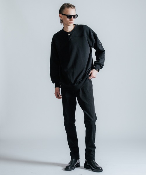 CRIMIE（クライミー） トレーナー スウェット FOOTBALL RIB HENRY NECK