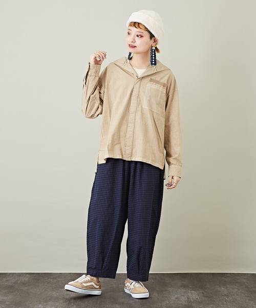 「CUBE SUGAR」 長袖ブラウス M グリーン レディース_画像7