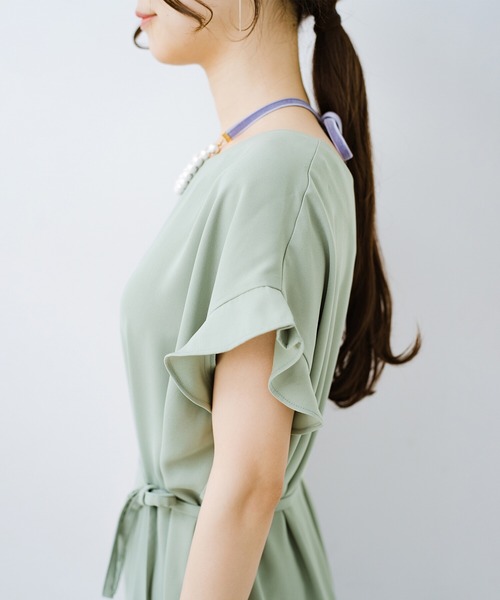 「haco!」 ノースリーブワンピース MEDIUM ミント レディース_画像6