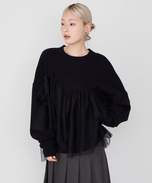 forksy.（フォルクシー） ニット セーター 「forksy.」ビスチェ風