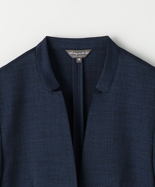 A DAY IN THE LIFE スーツ スラブツイル デザインラペルジャケット
