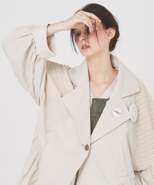 コート アウター Mixed Tutu Coat レディース メンズの画像