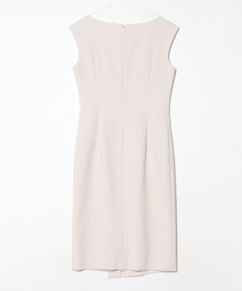 「PINKY&DIANNE」 ノースリーブワンピース 36 ベージュ レディース_画像2