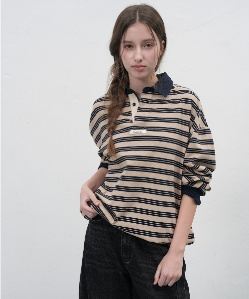 GENERAL IDEA tシャツ 「GENERAL IDEA」ヴィンテージボーダーラガーT