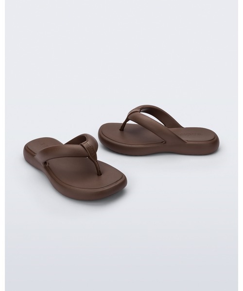 「melissa」 フラットサンダル 39 ブラウン レディース_画像7