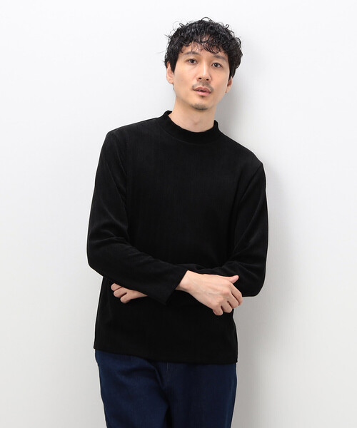 COMME CA ISM（コムサイズム） tシャツ モールジャガードハイネックT