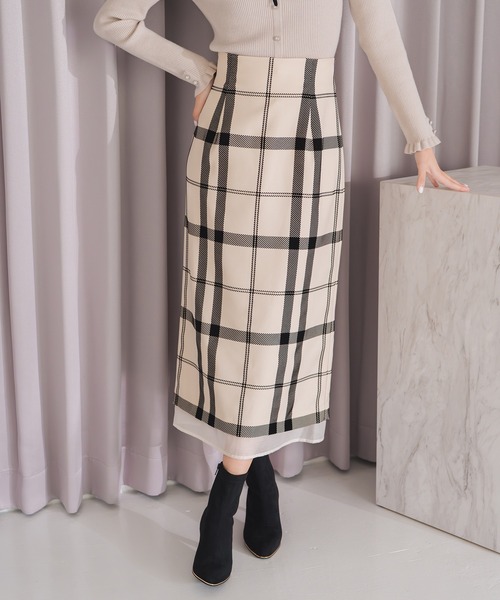 MISCH MASCH（ミッシュマッシュ） スカート 2025秋冬新作 フロッキー