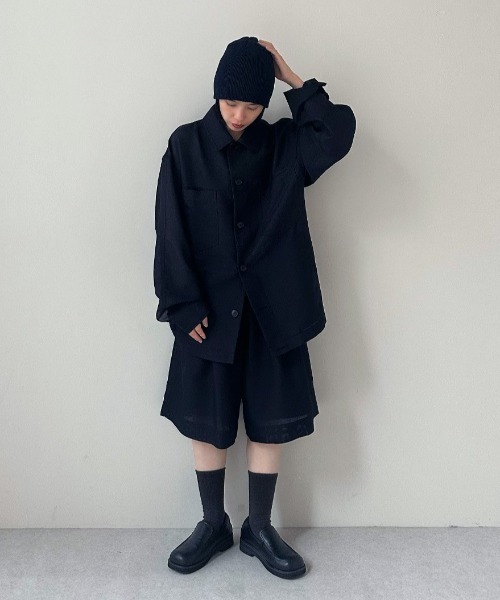 anuke（アンヌーク） ブラウス シャツ Work Pocket Shirts レディース