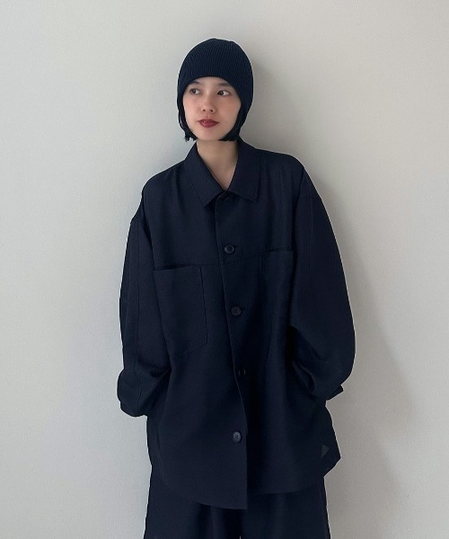 anuke（アンヌーク） ブラウス シャツ Work Pocket Shirts レディース