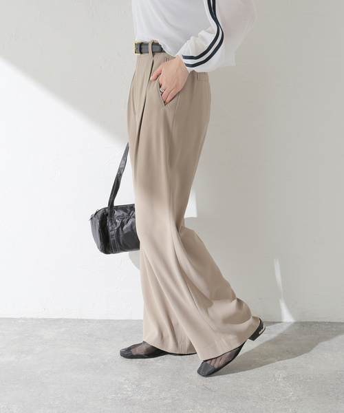 「Spick & Span」 パンツ 36 ベージュ レディース_画像8