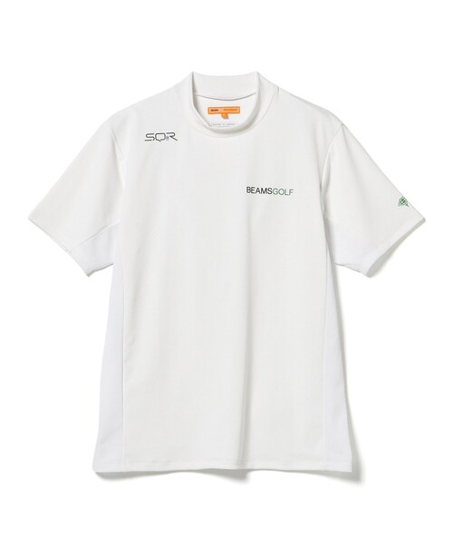 ビームスゴルフ 半袖 モックネック ロゴプリント グレー系 メンズ サイズL BEAMS GOLF（ビームス ゴルフ） tシャツ ORANGE LABEL / USシリーズ