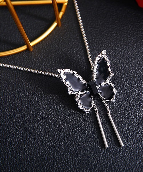 ARCHIVER ネックレス 「Bz」バタフライシルバーチョーカーネックレス