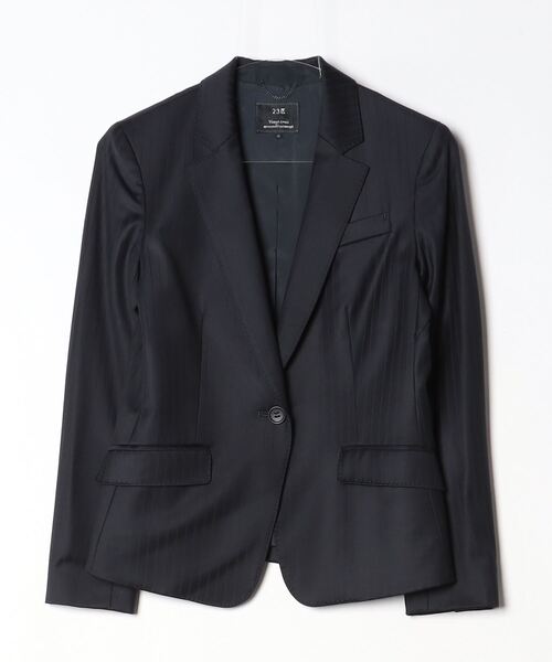 23区（ニジュウサンク） テーラードジャケット 36 ネイビー レディース