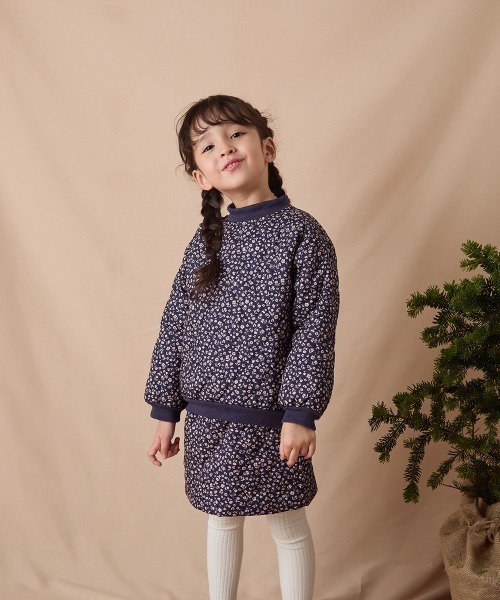 riziere（リジェール） セットアップ フラワープリントキルティング