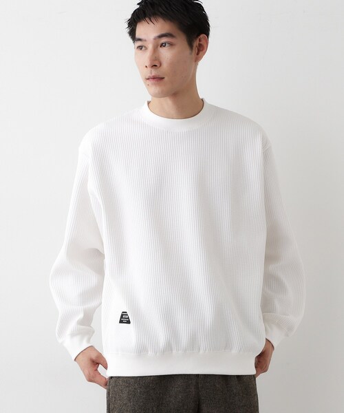 Dessin（デッサン） tシャツ 「洗える」ソロテックスワッフルクルー