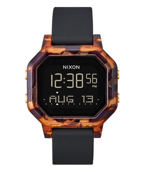NIXON（ニクソン） デジタル腕時計 ONE SIZE ブラウン レディース